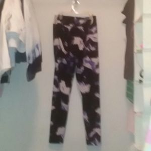 Leggings blended black white purple